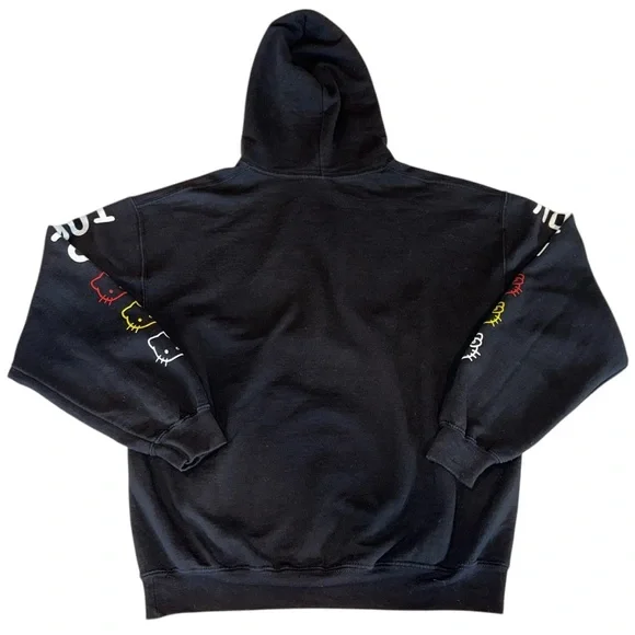 Hello Kitty Tokyo Black Pullover Graphic Hoodie Women’s Size M - Picture 3 of 5